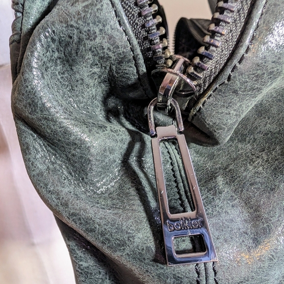 Botkier Trigger satchel - unique blue leather & gunmetal - Like new! - Picture 7 of 7